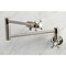 Kingston Brass KS4108BX Wall Mount Pot Filler, Brushed Nickel KS4108BX - alternate 3